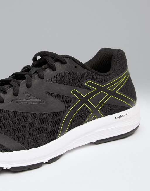 Asics running amplica shop trainers in black