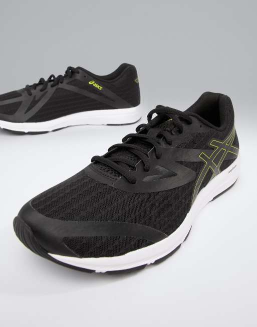 Asics Running amplica trainers in black