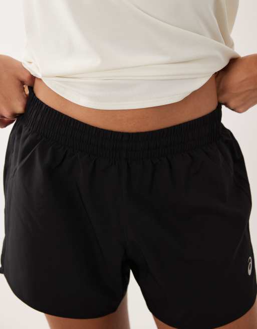 Asics running core 4inch shorts in black, 4 of 5
