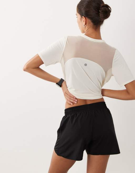 Asics running core 4inch shorts in black, 5 of 5