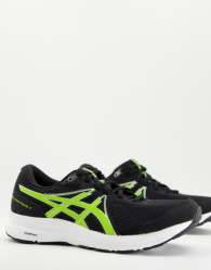 Asics Running Gel-Contend 7 trainers in black and green