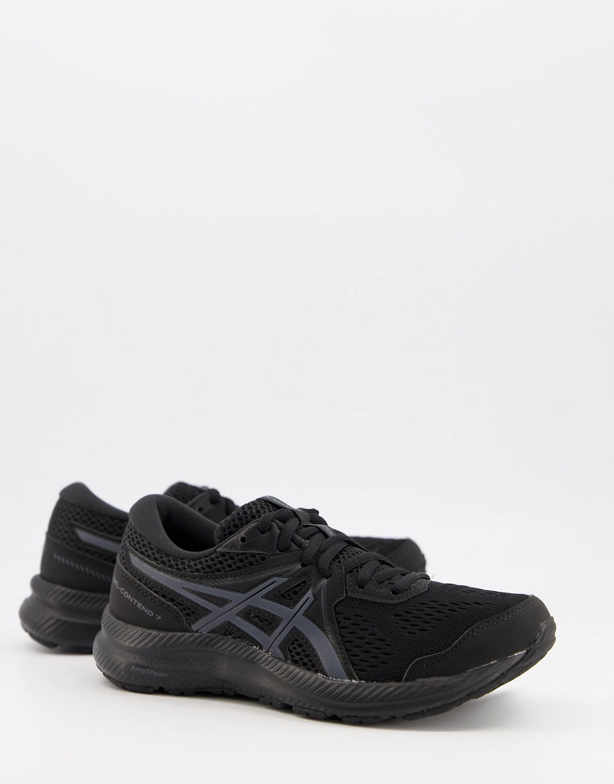 Asics Running Gel-Contend 7 trainers in triple black