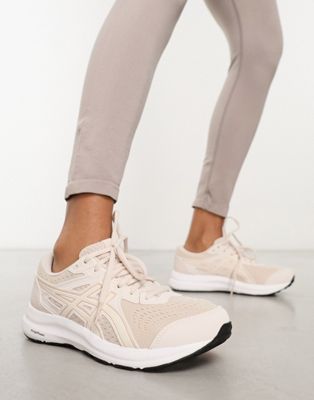 Asics Running Gel-Contend 8 tonal neutral running trainers in off white