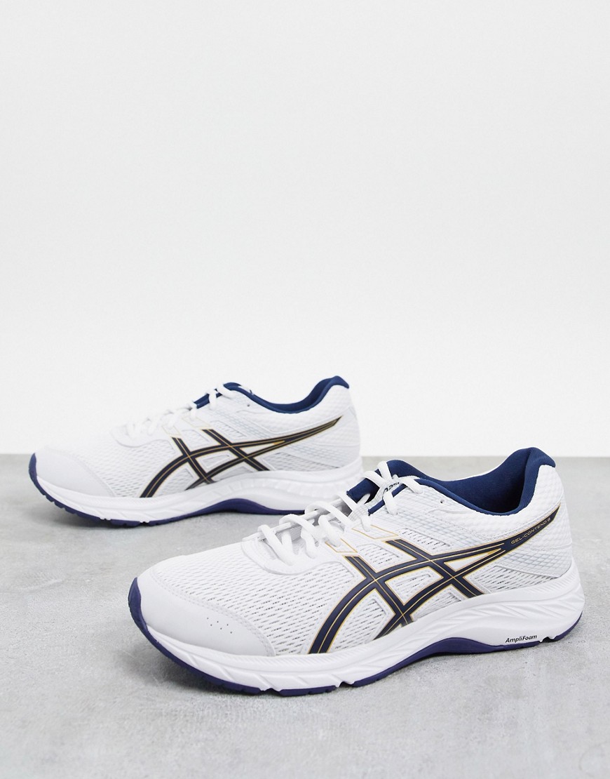 Asics Running gel contend trainers in white