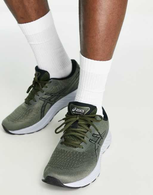 Asics trainers green sale