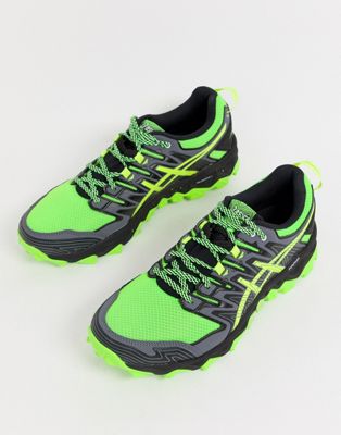 Asics Running - Gel Fuji Trabuco Trail - Sneakers verdi | ASOS