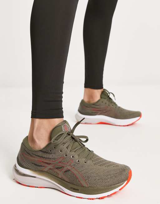 Asics Running Gel Kayano 29 Buty sportowe w kolorach khaki i pomara czowym ASOS