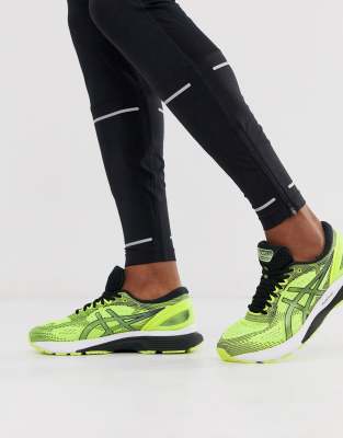 Asics Running gel nimbus 21 trainers in yellow | ASOS