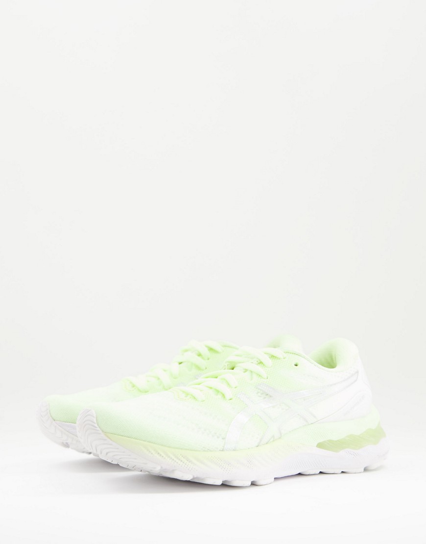 Asics Running Gel-Nimbus 23 trainers in lime-Green