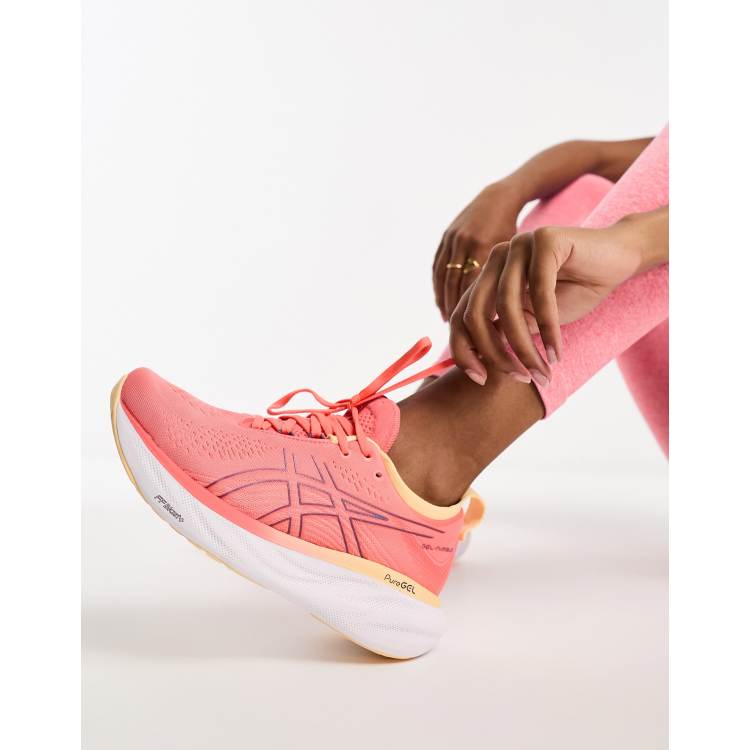 Asics nimbus best sale pink