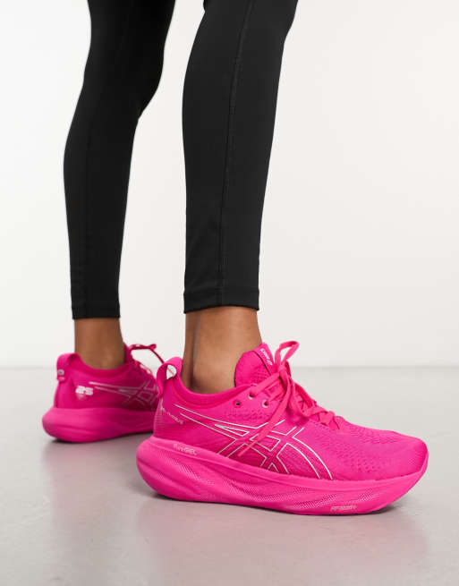 Asics Running – Gel-Nimbus 25 – Sneaker in kräftigem Rosa mit