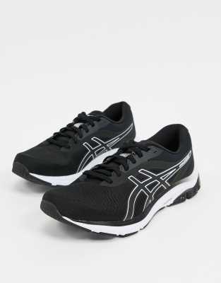asics black trainers