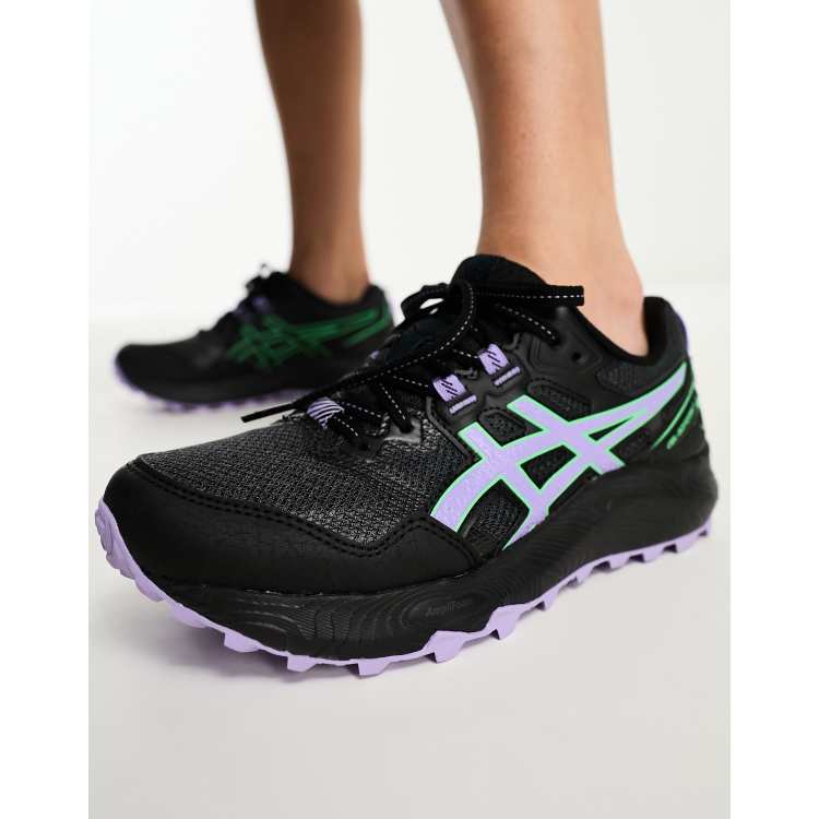 Asics 2025 black purple