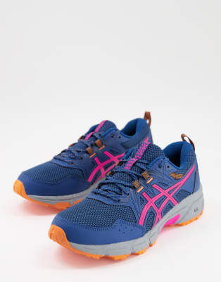 asics blue trainers