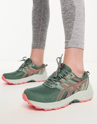 asics pink khaki