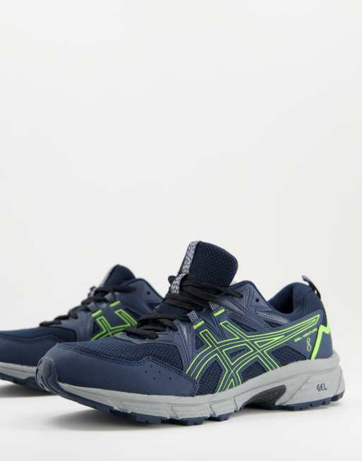 Blue and 2024 green asics