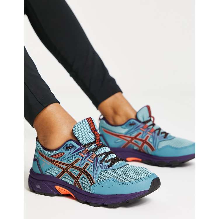 Asics bleu lacet outlet orange