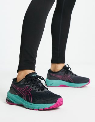 Green asics best sale womens running shoes