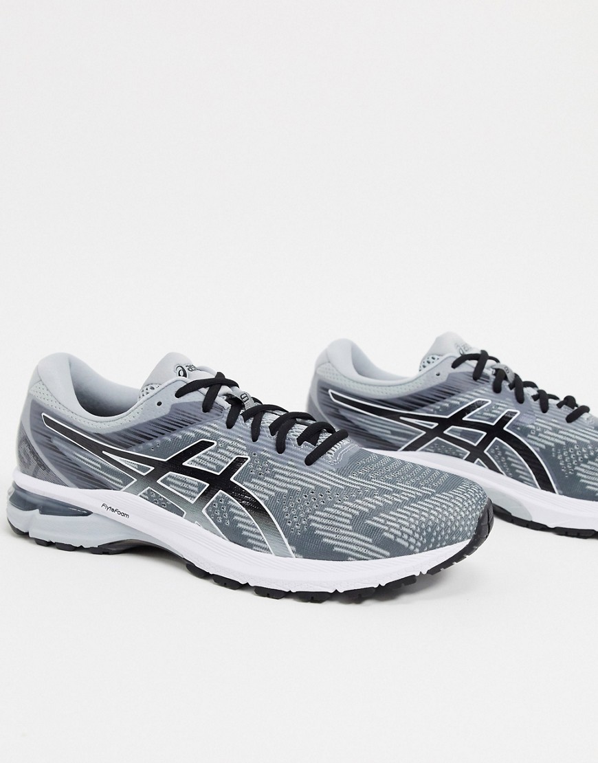 Asics Running GT-2000 8 trainers in grey and black