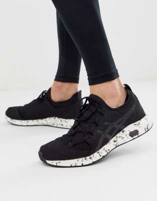 Asics Running hypergel sai knitted sneakers in black | ASOS