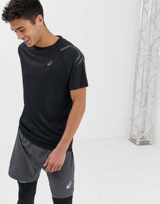 asics black t shirt