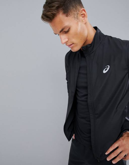 Asics Running Jacket In Black