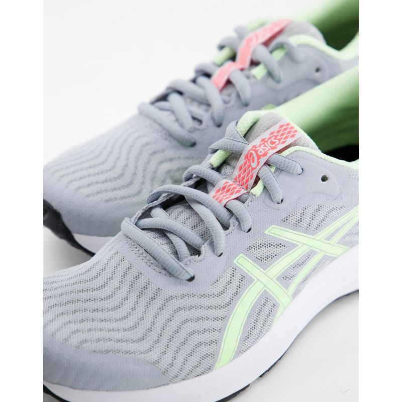 GTWwZ Activewear Asics - Running Patriot 12 - Sneakers grigie e lime
