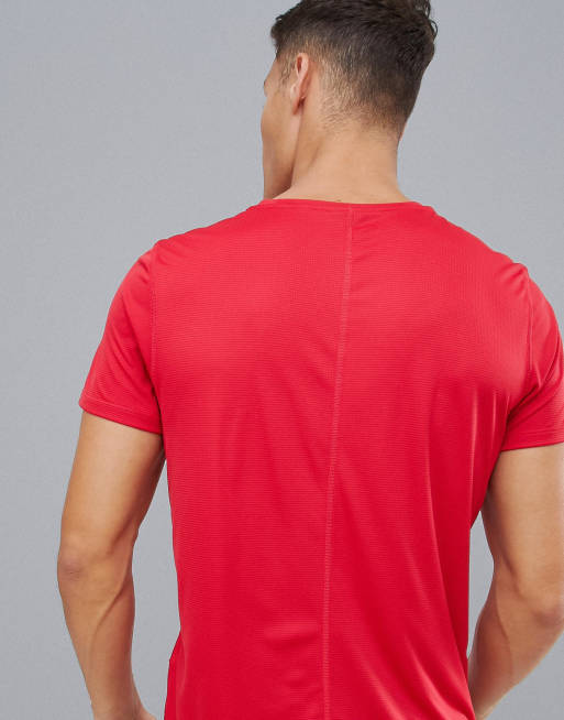 Asics Running Rotes T Shirt ASOS