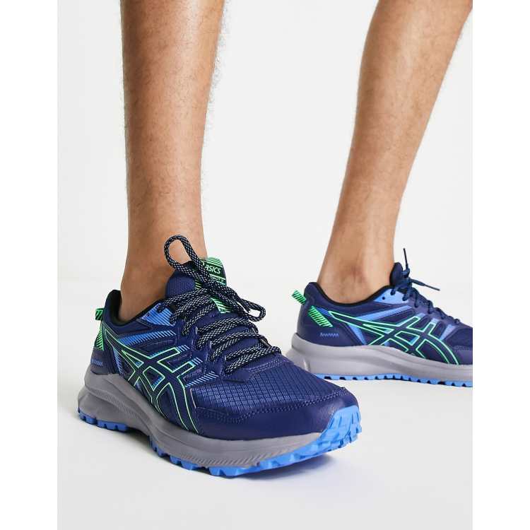 Asics Running Trail Scout 8 Sneaker in Blau und Grun ASOS