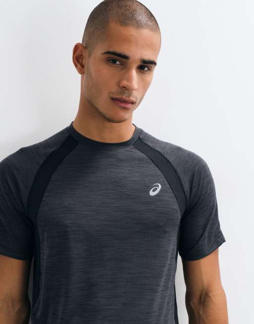 Asics short sleeve running t-shirt in black, 3 of 5