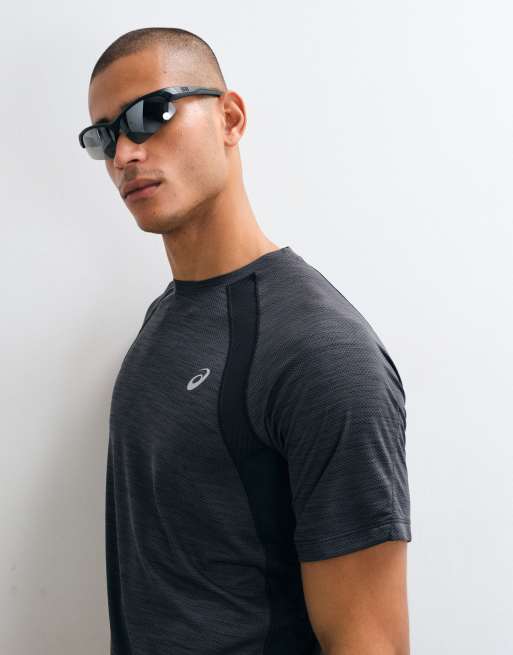 Asics short sleeve running t-shirt in black, 4 of 5