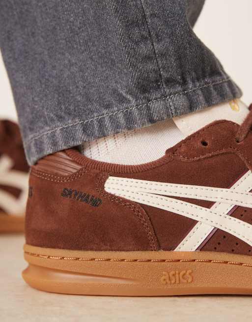 Asics - Skyhand OG - Sneakers marrone rossiccio e avena, 3 di 5