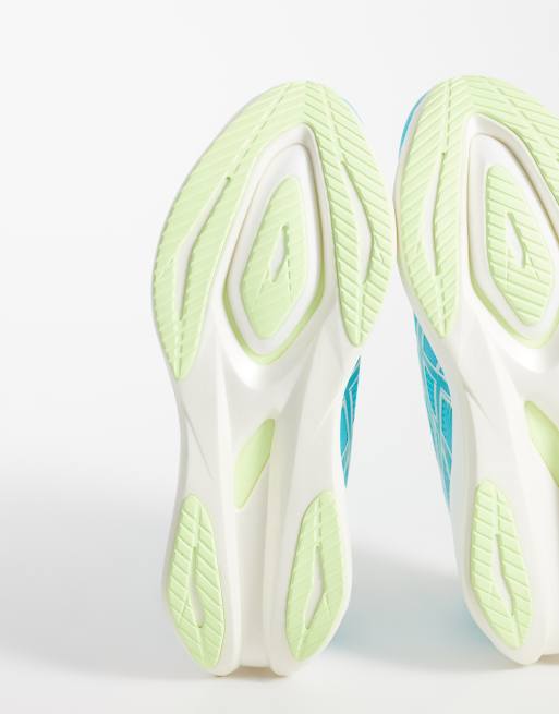 Asics Sonicblast 2 Laufsneaker in Aquablau und Gelb, 5 von 5