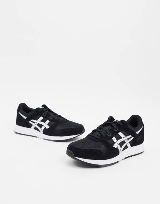 Asics lyte trainer on sale black