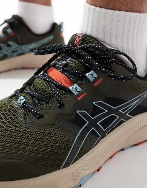 Asics - Trabuco Terra 2 - Baskets de course et trail - Bleu/kaki, 4 de 5