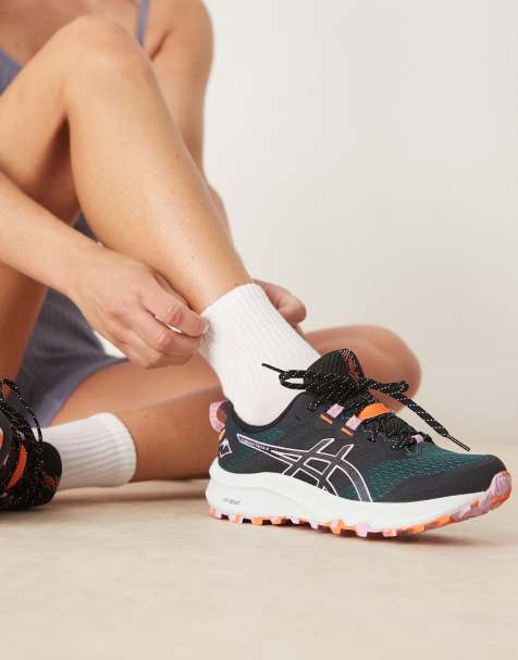 Asics - Trabuco Terra 2 - Baskets de course - Vert saxon et ube clair - view 1