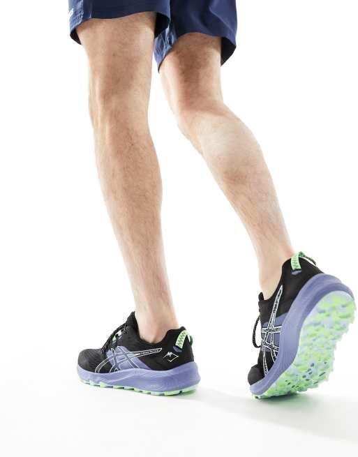 Asics - Trabuco Terra 2 Trail - Løbesneakers i sort/lyseblå, 4 af 5