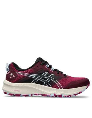 Asics Asics Trabuco Terra 2 trail running trainers in blackberry and light blue-Navy