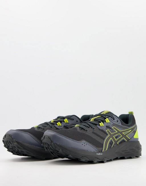 Asics Trail Gel Sonoma 6 trail trainers in black and yellow