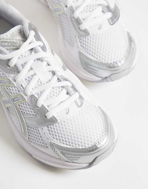 Asics - zapatillas de deporte GEL-1130 en blanco y gris, 3 de 5