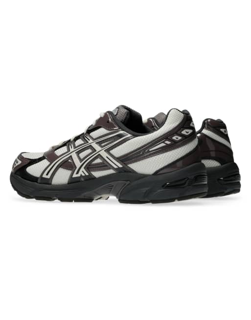 Asics - zapatillas de deporte GEL-1130 en crema y gris marrón, 4 de 4