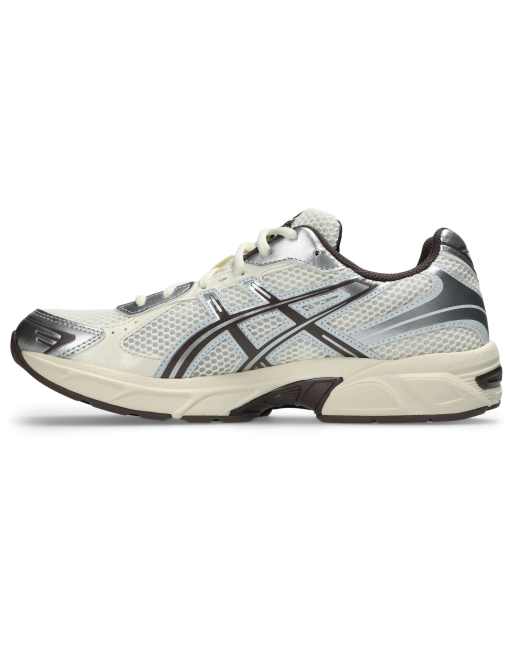 Asics - zapatillas de deporte GEL-1130 en crema y marrón, 2 de 4