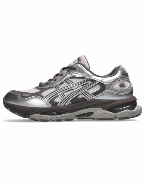 Asics - zapatillas de deporte Gel-NYC 2.0 en rosa nube y plateado - view 1