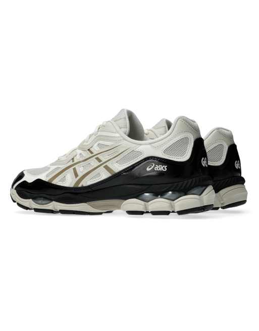 Asics - zapatillas de deporte Gel-NYC en gris humo y negro, 3 de 4