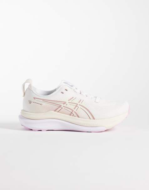 Asics - zapatillas de running Gel-Kayano 33 en blanco y lila difuso - view 1