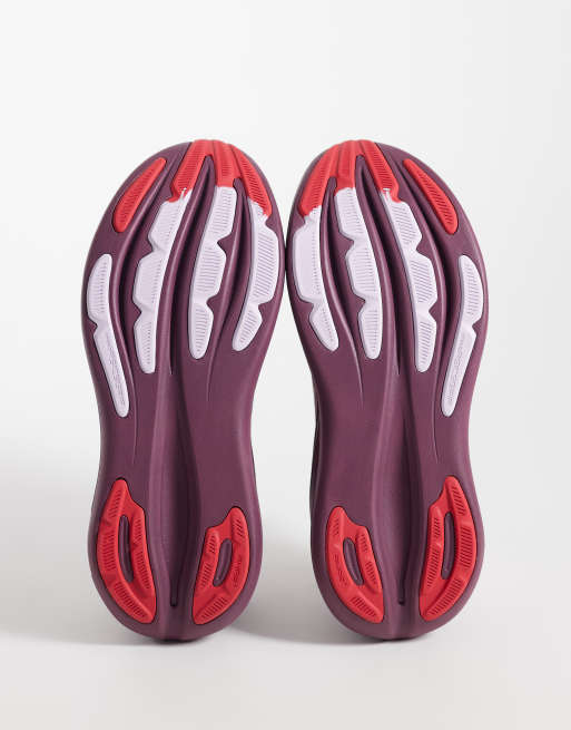 Asics - zapatillas de running Gel-Nimbus 28 en morado y rojo, 5 de 5