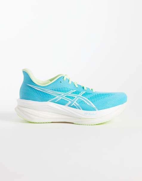 Asics - zapatillas de running Sonicblast 2 en azul aguamarina y amarillo - view 1