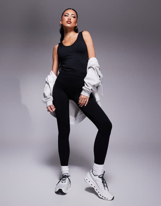 ASOS 45 - Active - Naadloze performance set in zwart