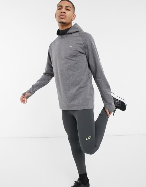 ASOS 4505 2-in-1 training hoodie with neckwarmer