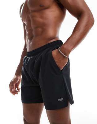 4505 5 inch performance swim shorts in black